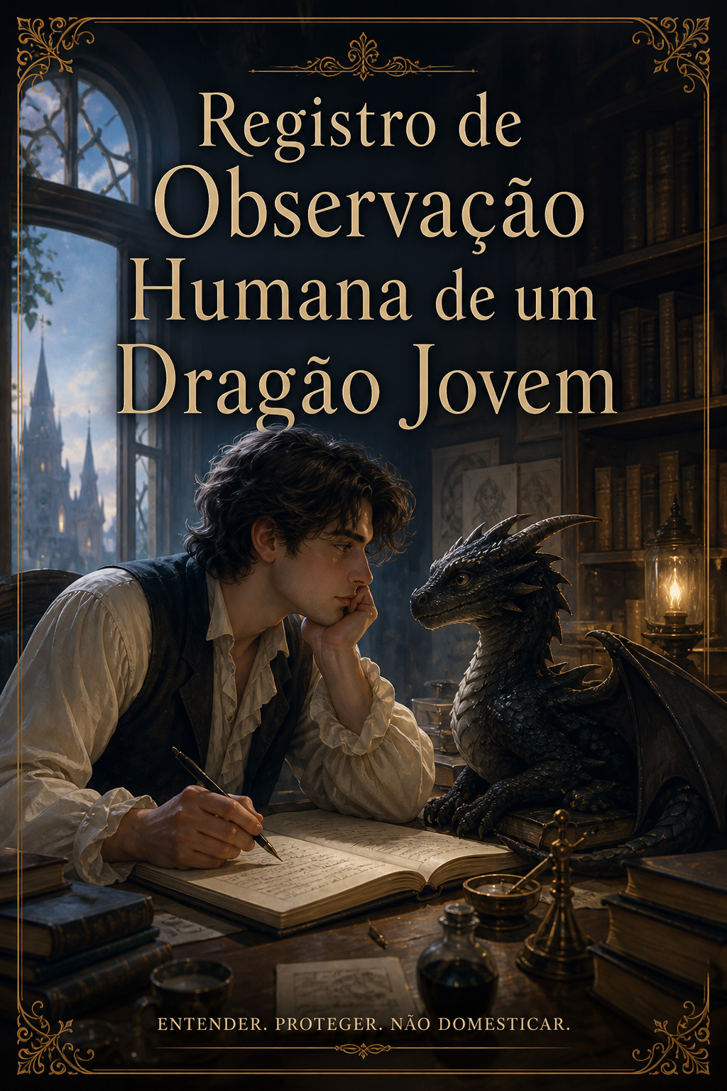 Registro de Observação Humana de um Dragão Jovem